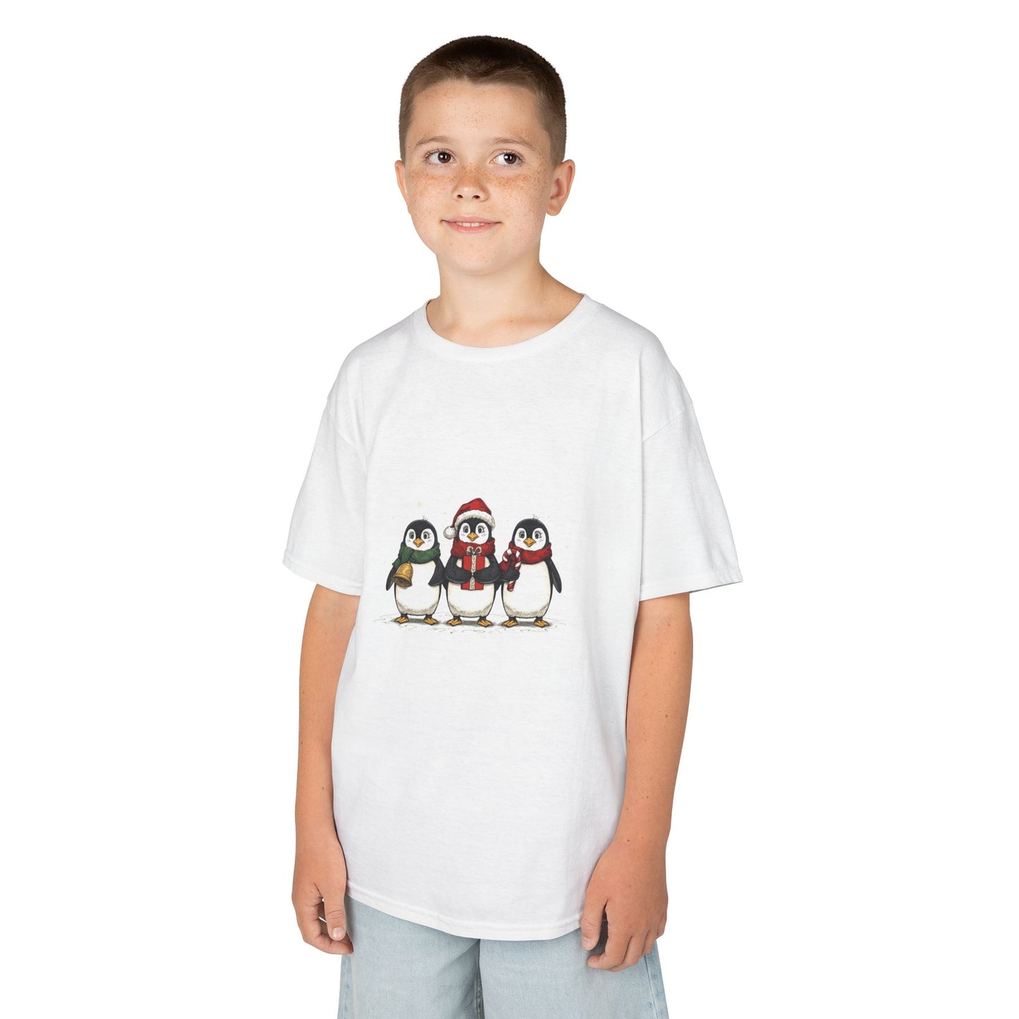 Christmas Penguin Kids Tee