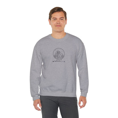 By Moonlight Crewneck Sweatshirt - Black Stitching