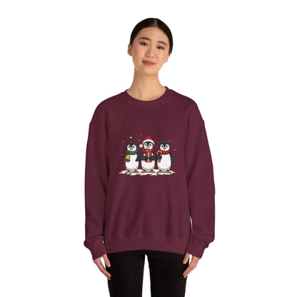 Cozy Holiday Penguin Sweatshirt