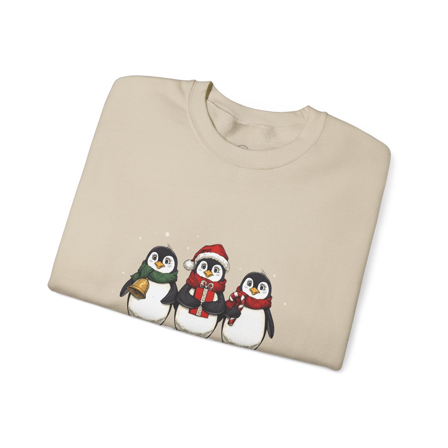 Cozy Holiday Penguin Sweatshirt