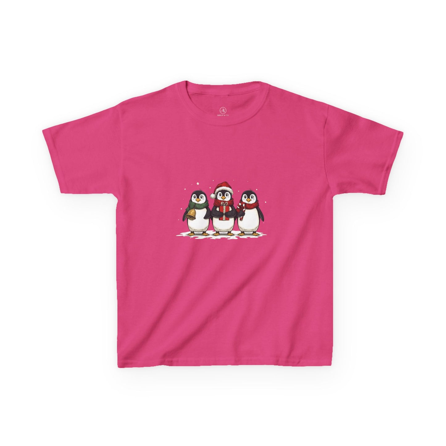 Christmas Penguin Kids Tee