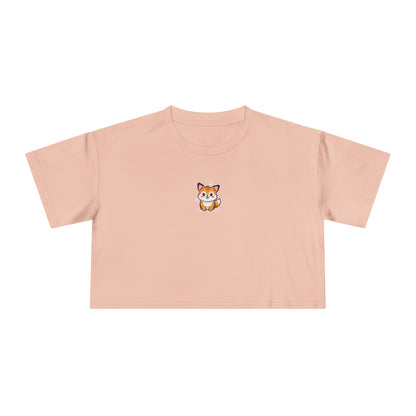 Mini Fox Crop Tee