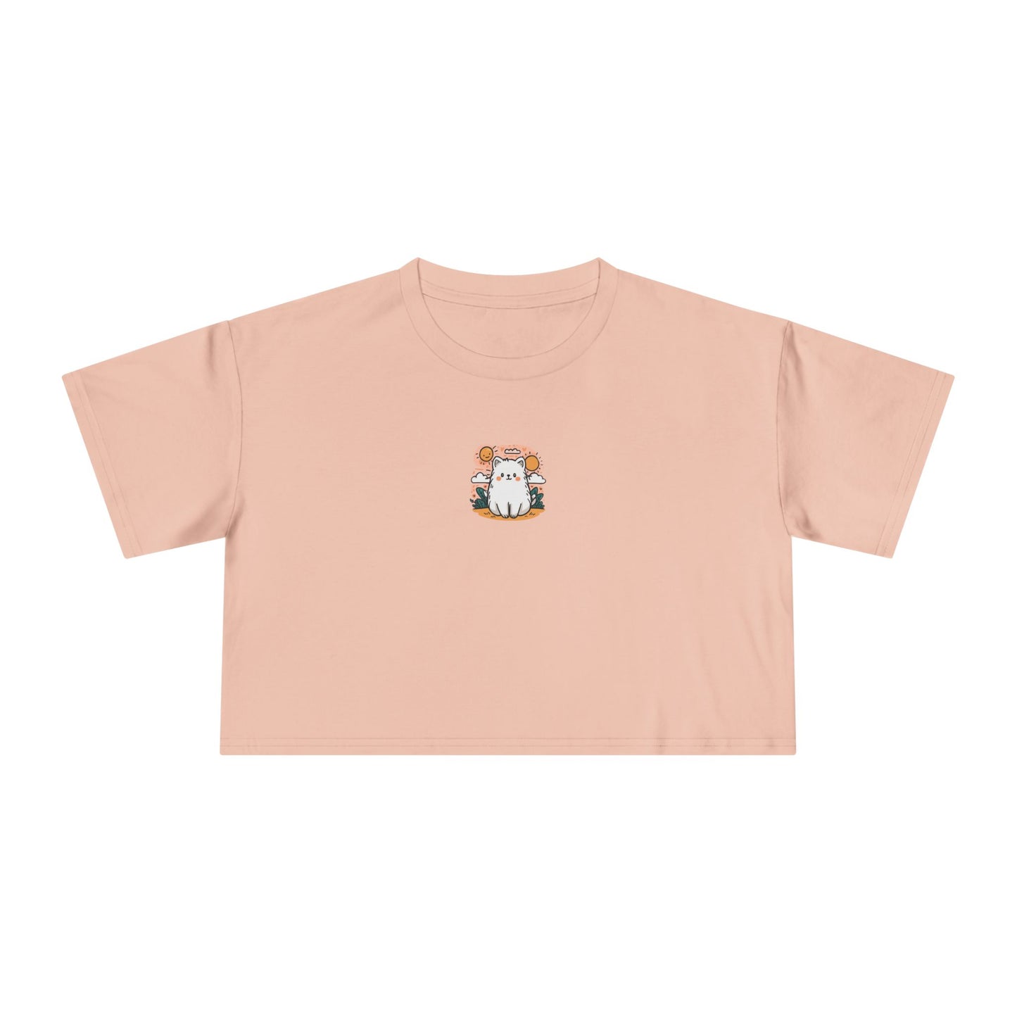 Mini Cat Crop Tee