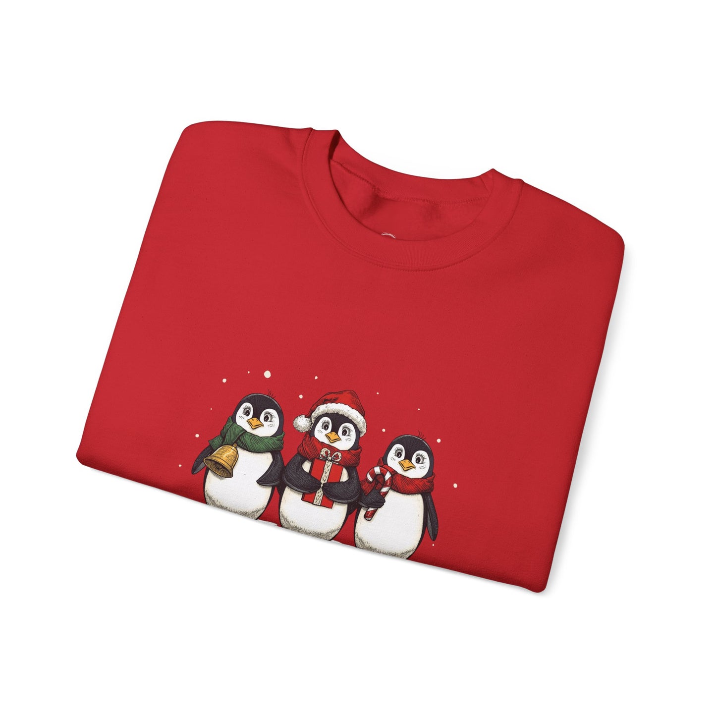 Cozy Holiday Penguin Sweatshirt