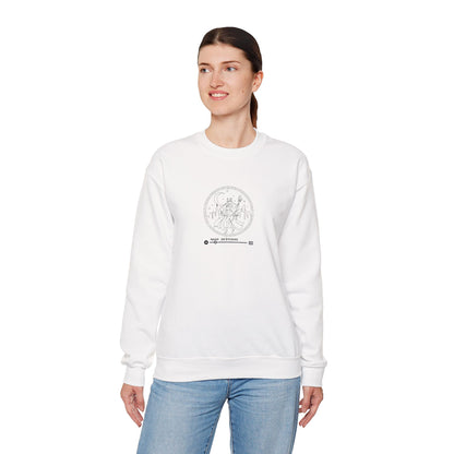 Moon Princess Crewneck Sweatshirt - Black Stitching