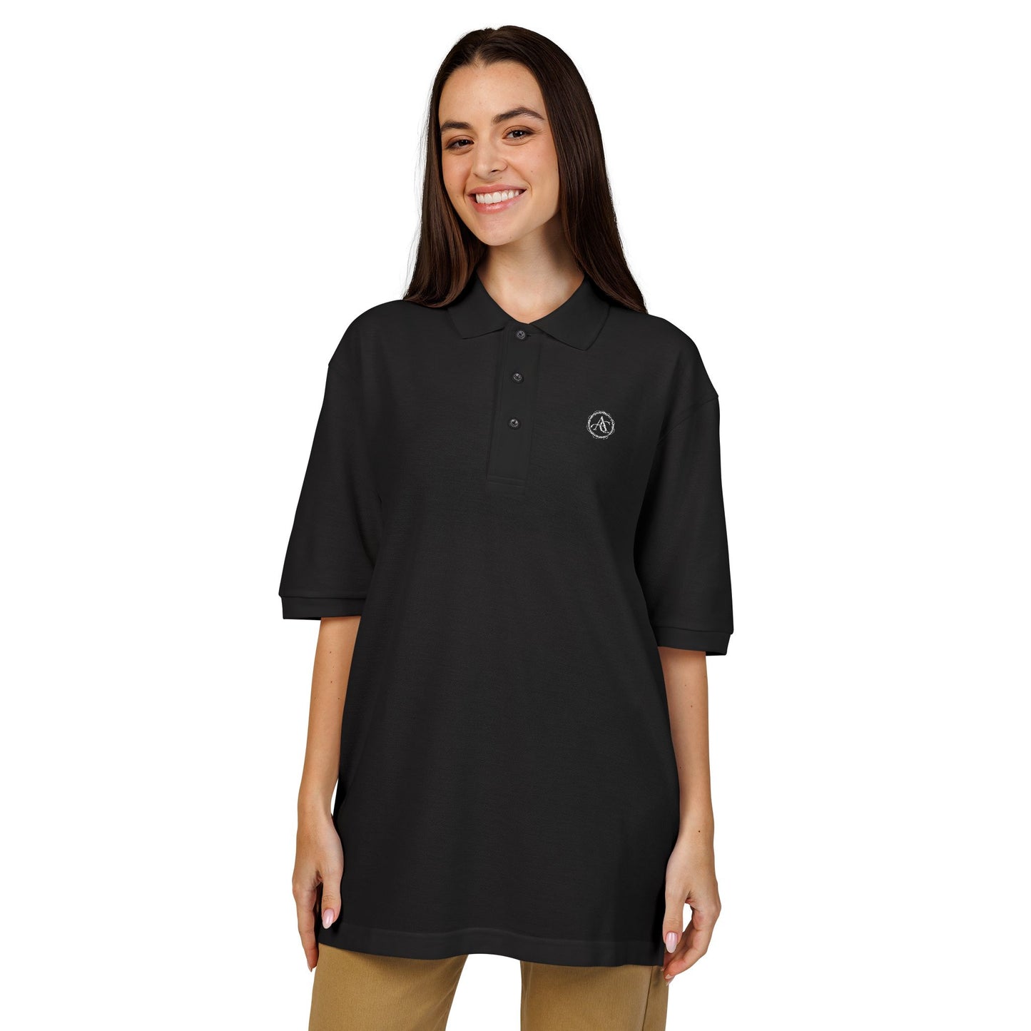 Arreis & Co. Embroidered Minimalist Polo Shirt