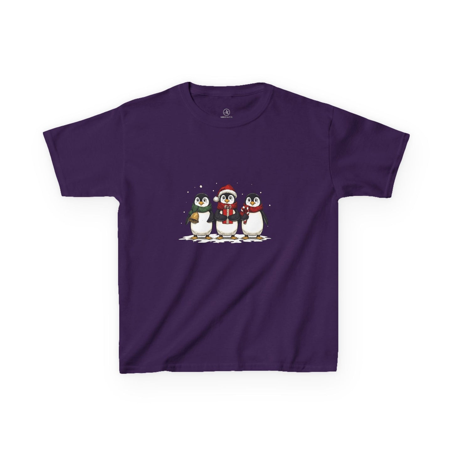 Christmas Penguin Kids Tee