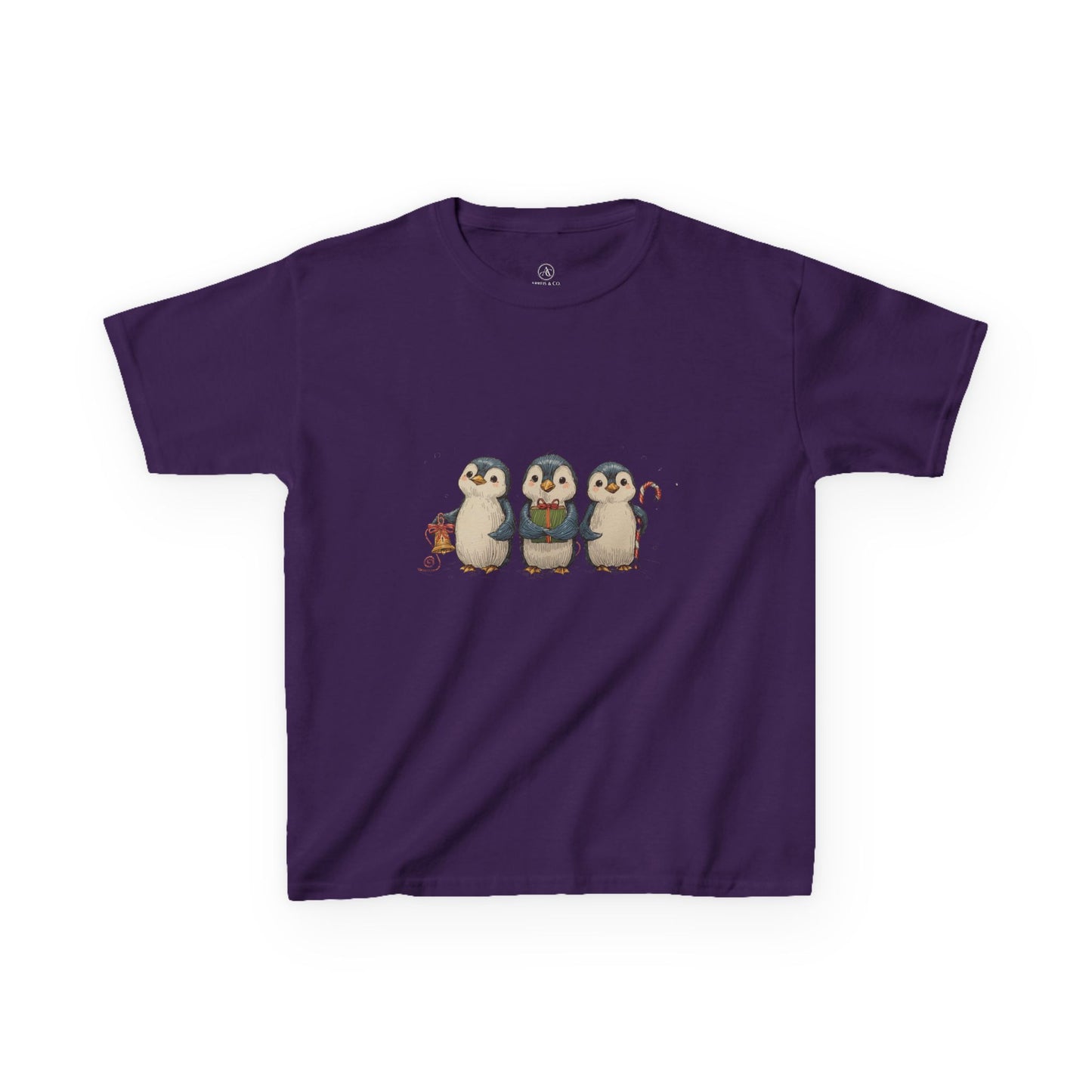 Whimsical Penguin Kids Tee
