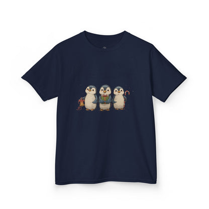 Whimsical Penguin Kids Tee