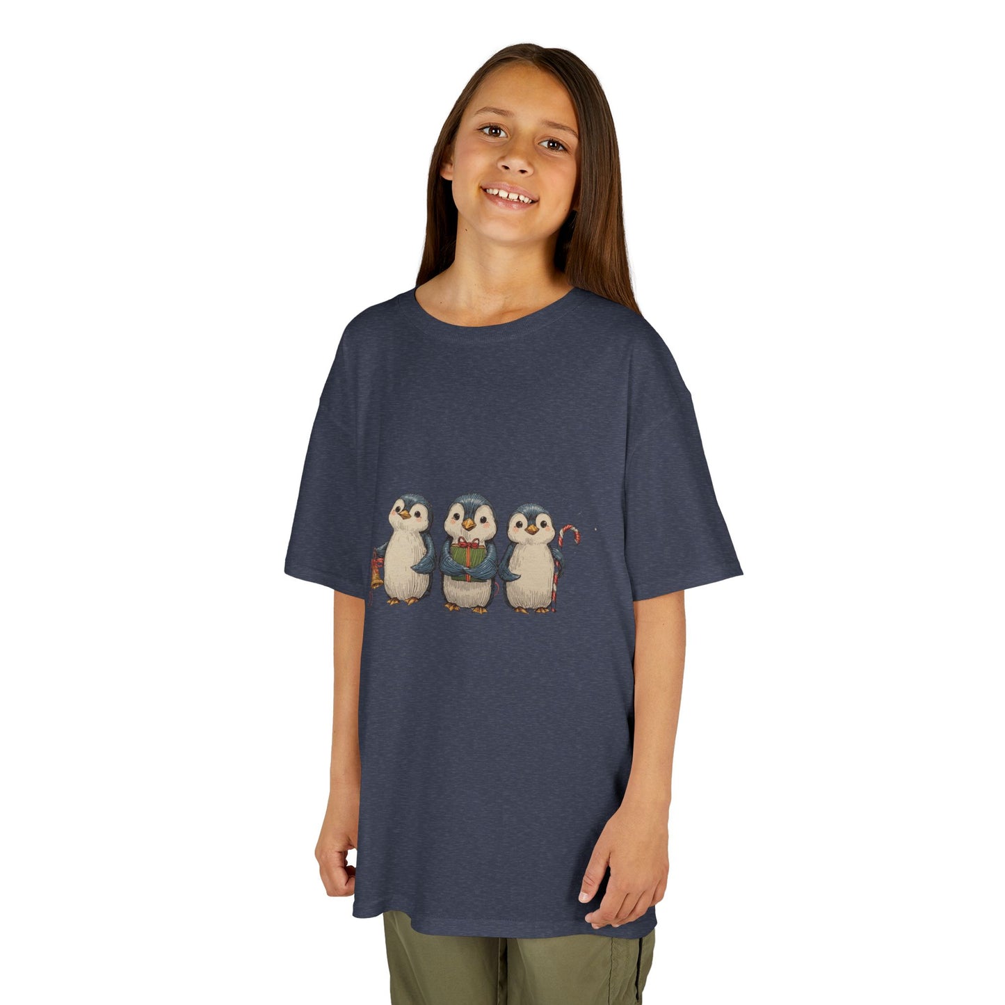 Whimsical Penguin Kids Tee