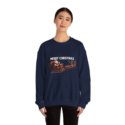 Christmas Santa Sleigh Sweatshirt