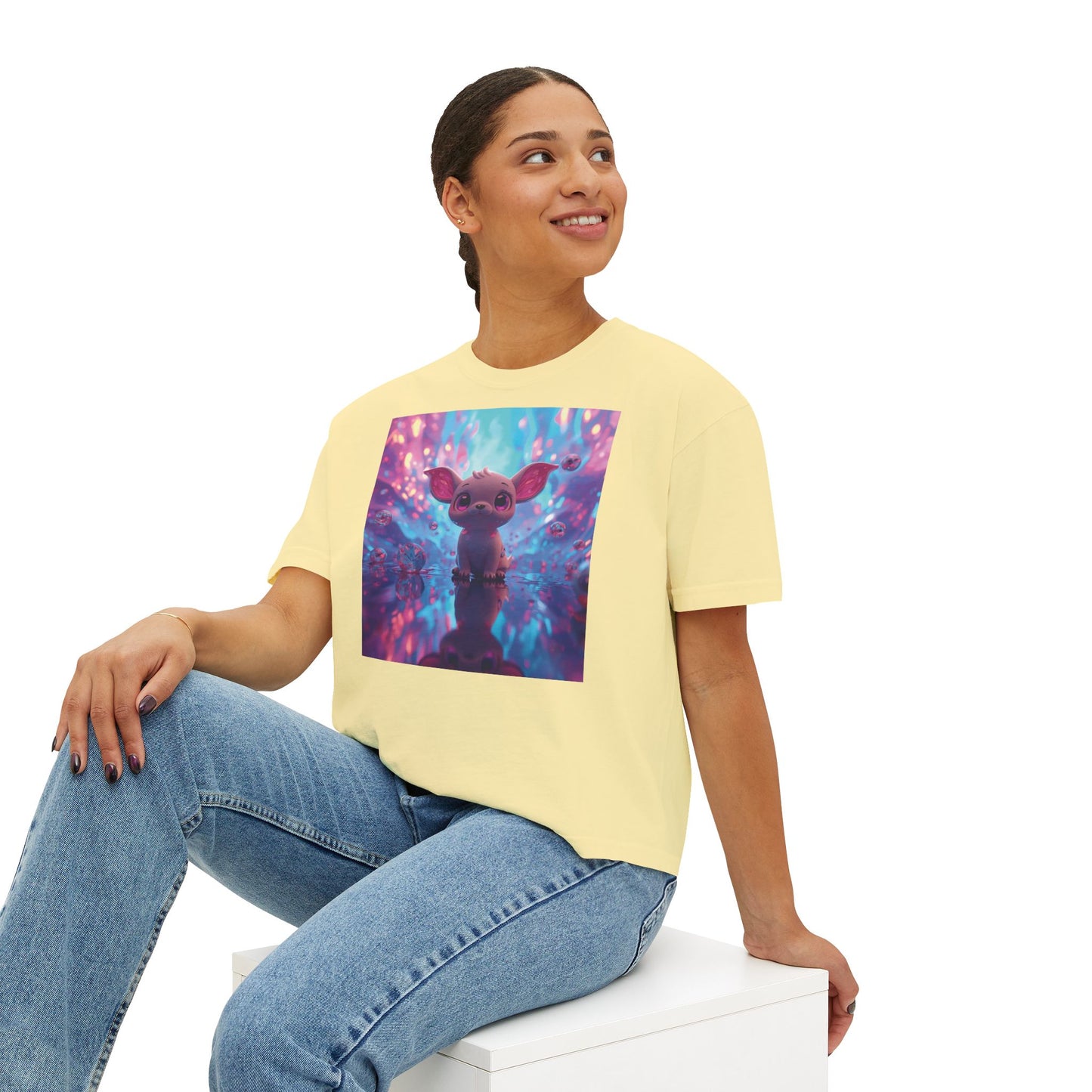 Neon Cutie — Boxy Tee