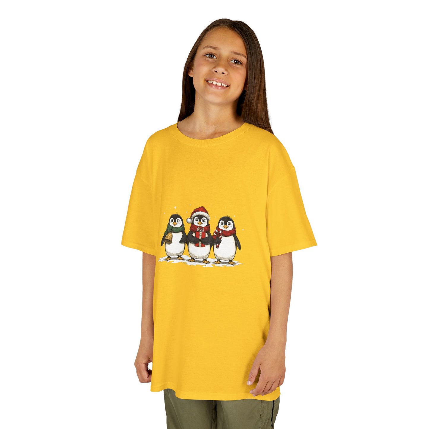 Christmas Penguin Kids Tee