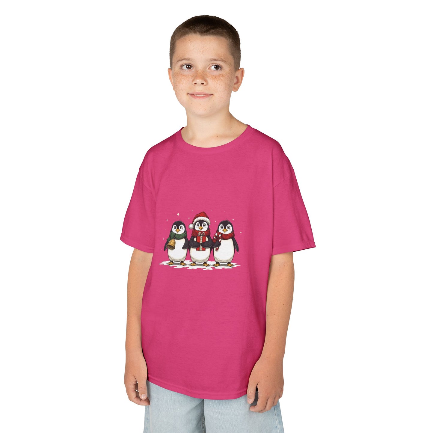 Christmas Penguin Kids Tee