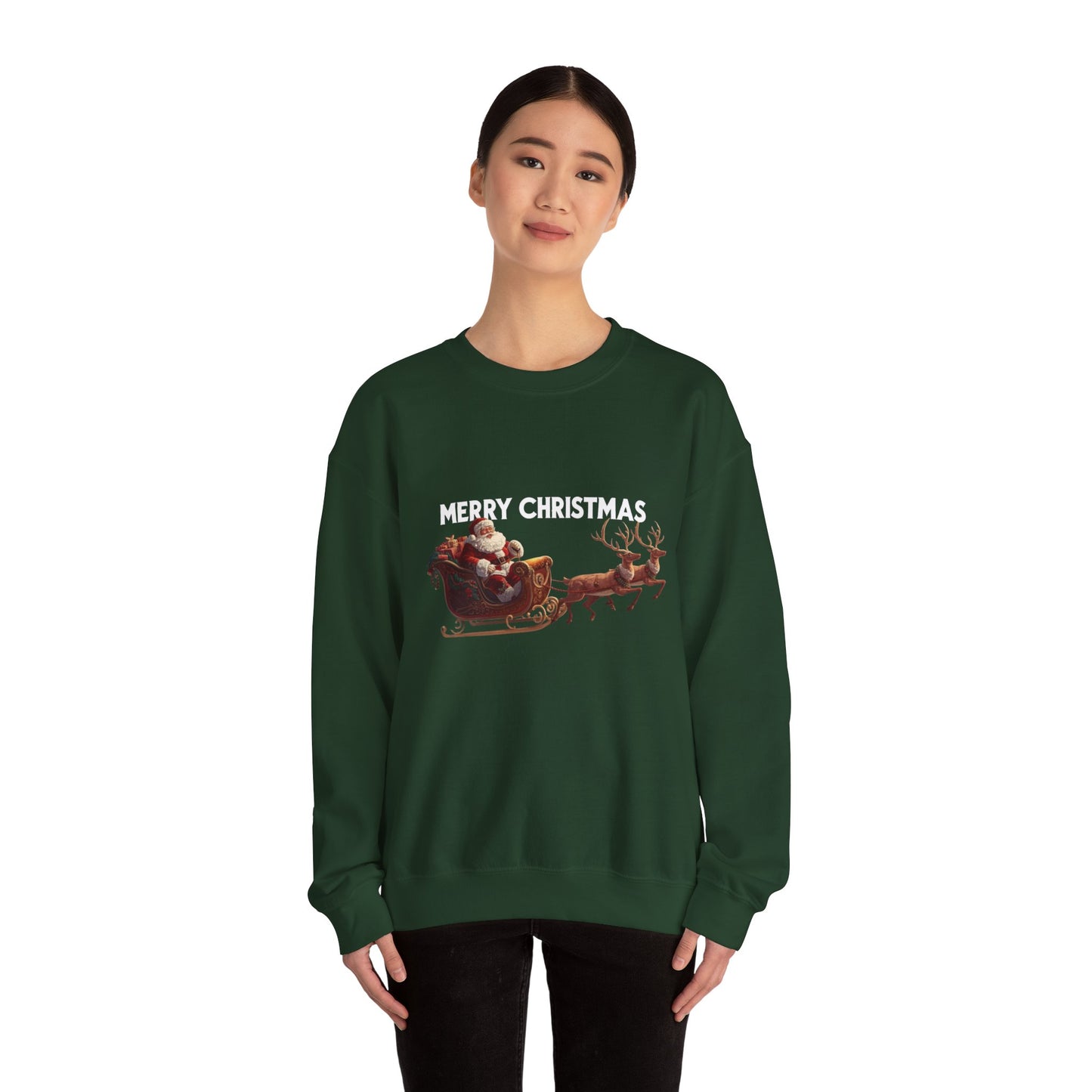 Christmas Santa Sleigh Sweatshirt