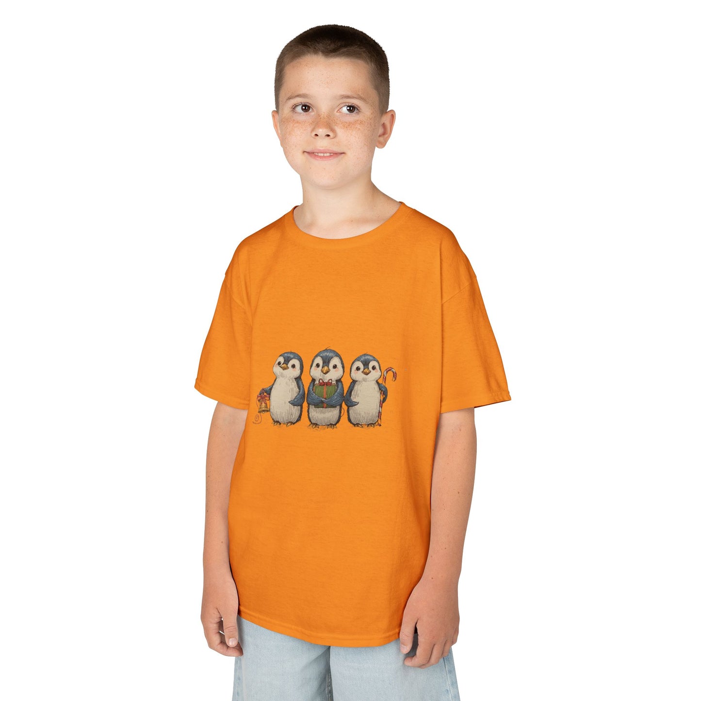 Whimsical Penguin Kids Tee