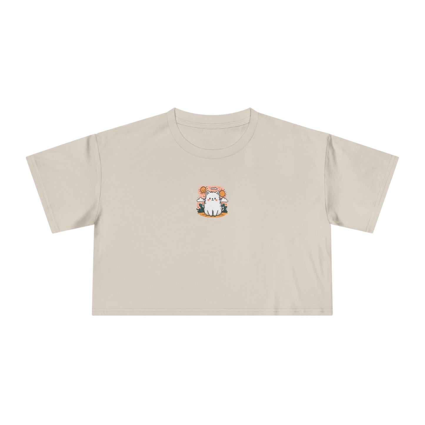 Mini Cat Crop Tee