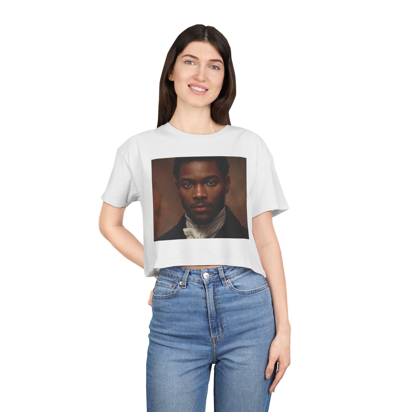 Vintage Portrait Crop Tee