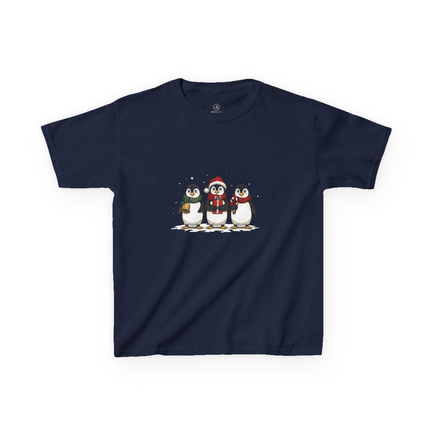 Christmas Penguin Kids Tee