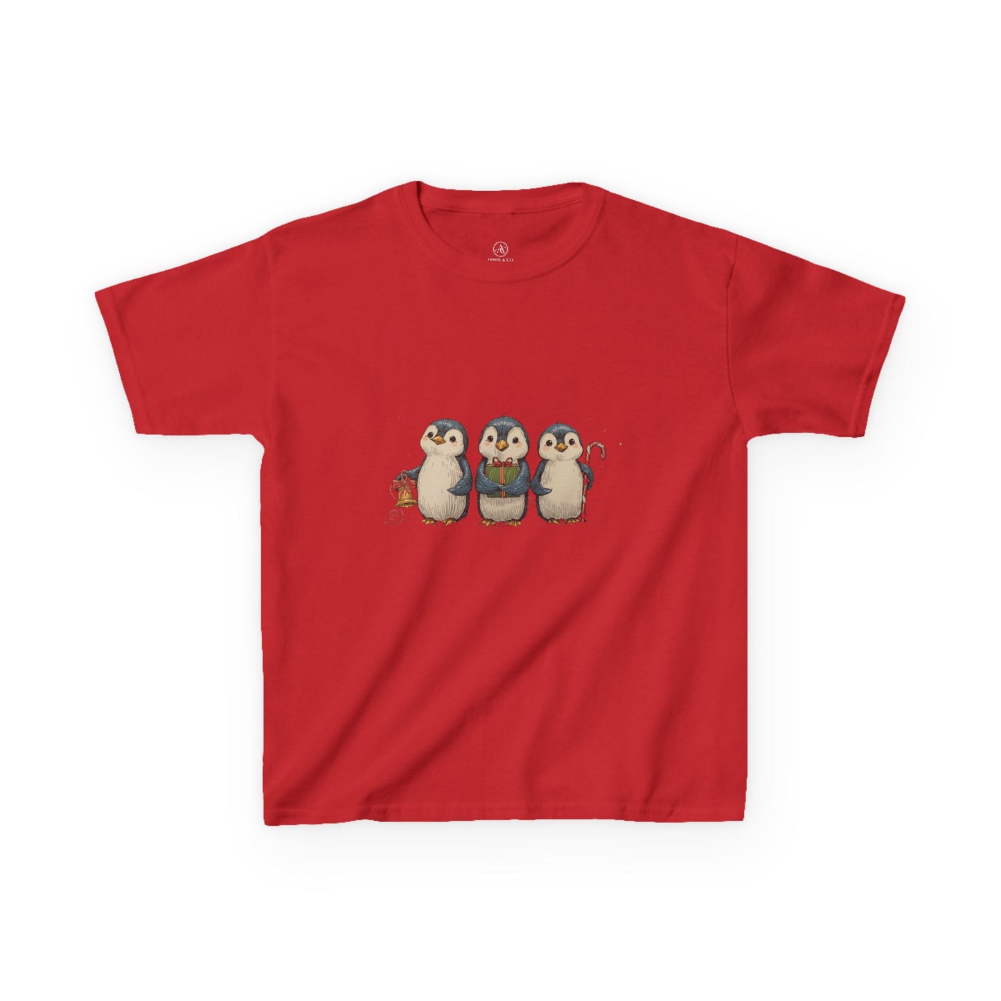 Whimsical Penguin Kids Tee