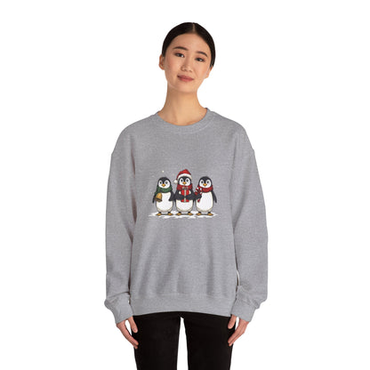 Cozy Holiday Penguin Sweatshirt