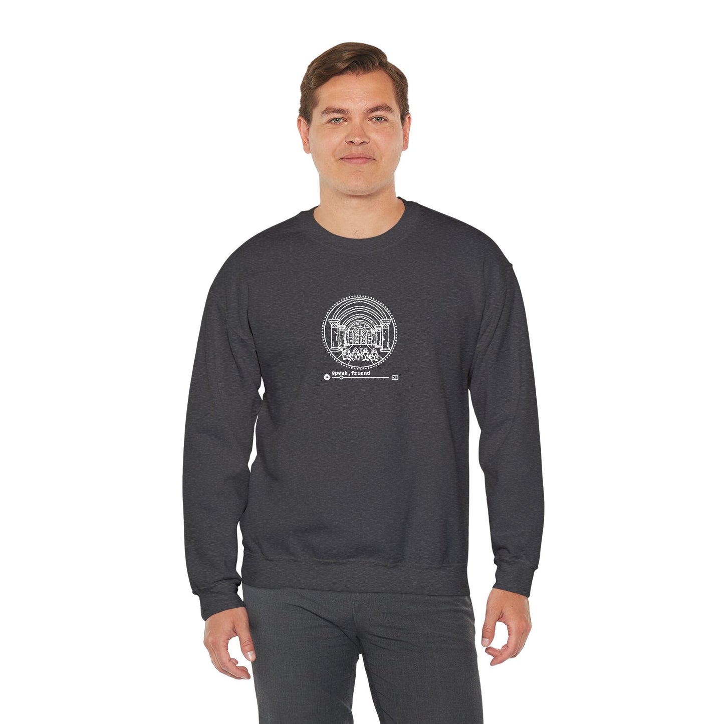 Speak Crewneck Sweatshirt - White Stitching