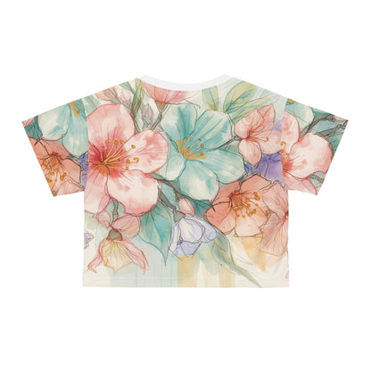 Floral Crop Tee
