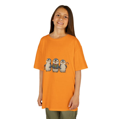 Whimsical Penguin Kids Tee