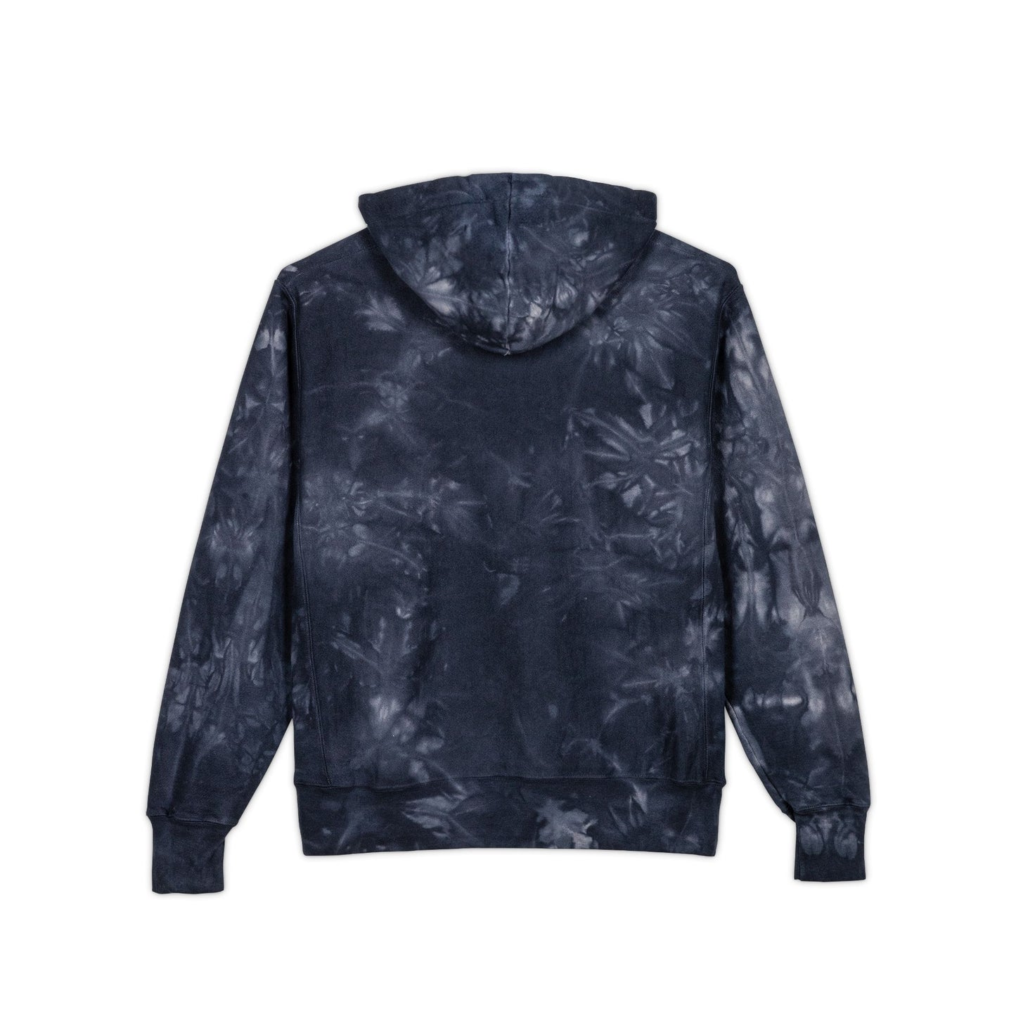 Arreis & Co. Navy Tie-Dye Embroidered Hoodie