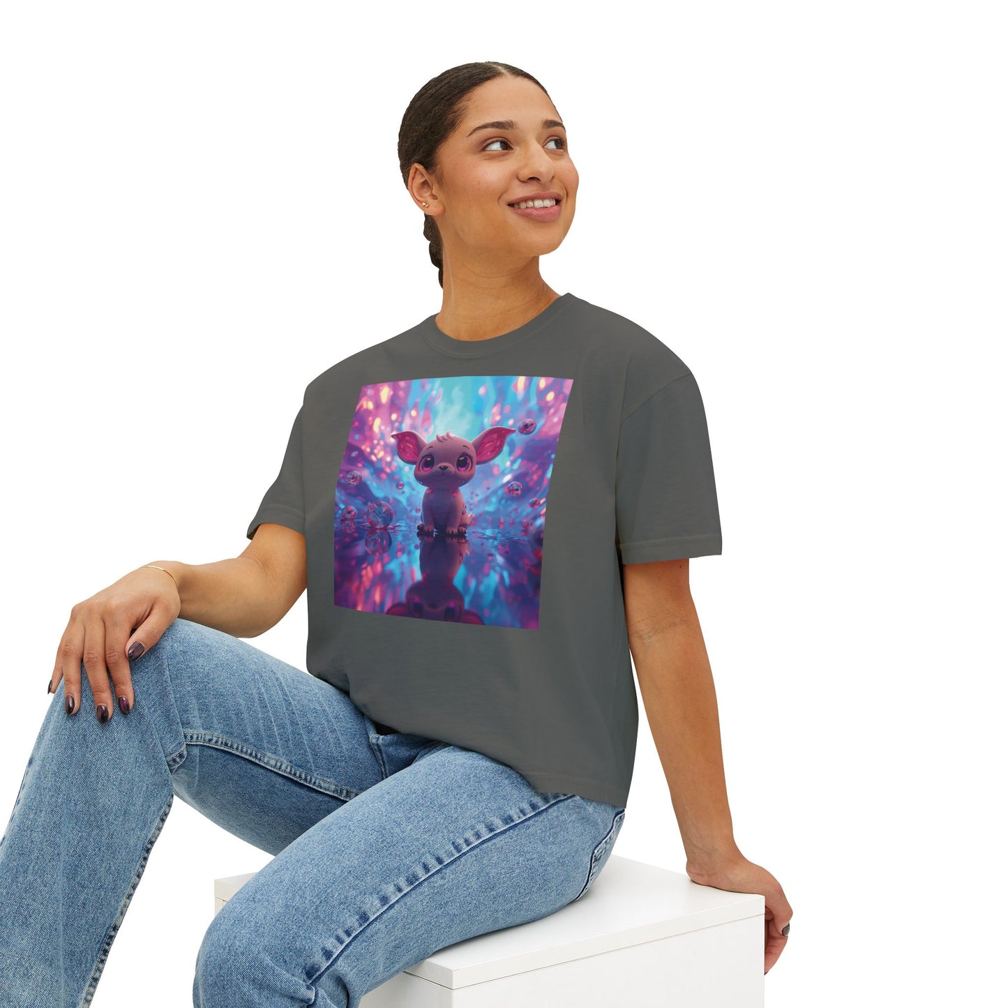 Neon Cutie — Boxy Tee
