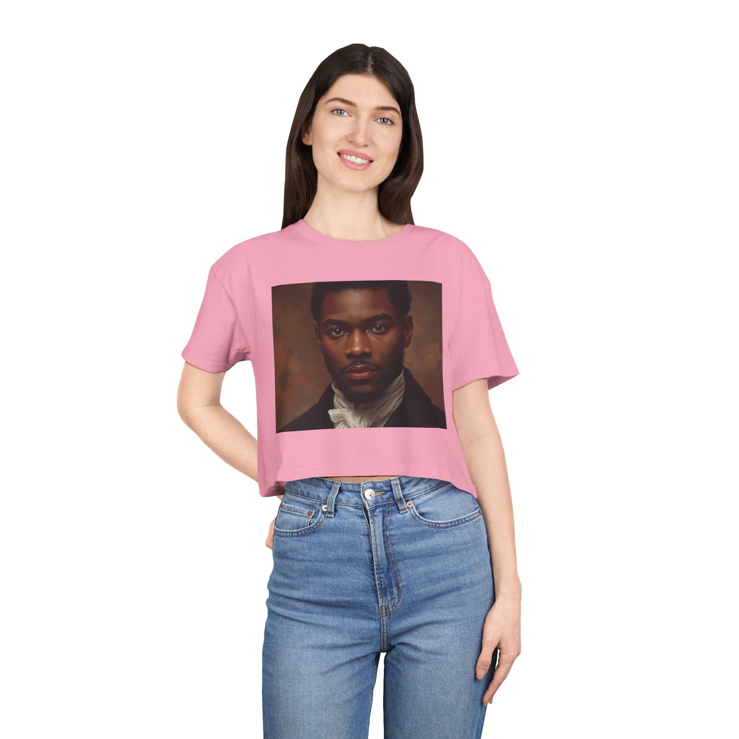 Vintage Portrait Crop Tee