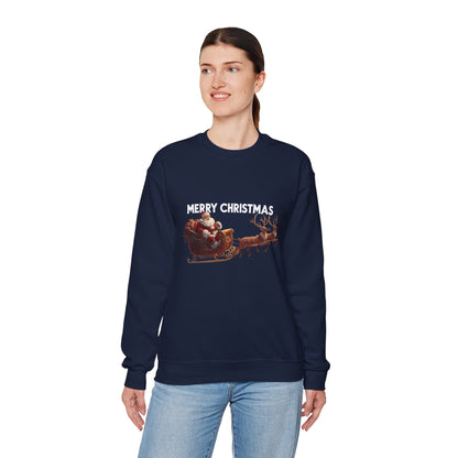 Christmas Santa Sleigh Sweatshirt