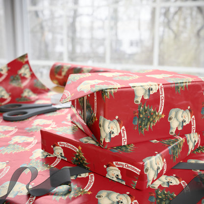 Arreis & Co. Polar Bear Holiday Gift Wrap