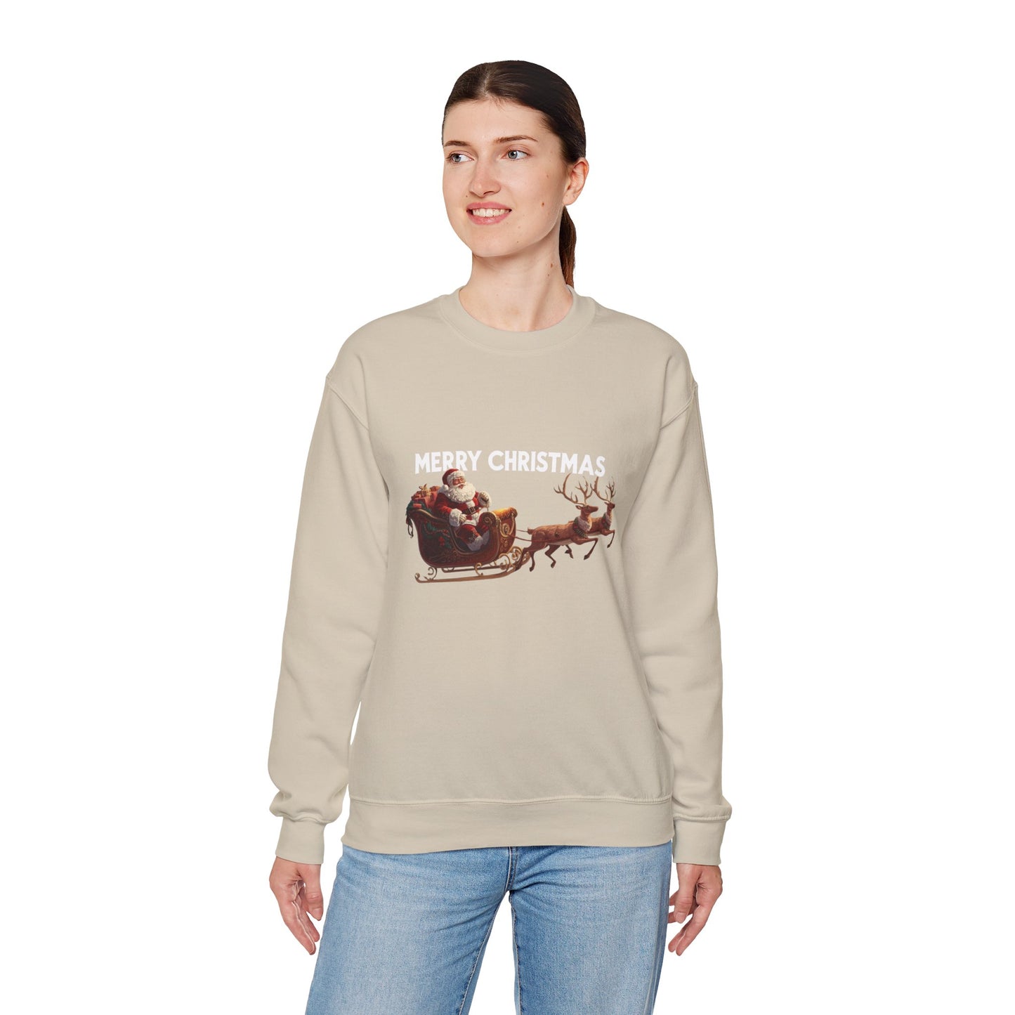 Christmas Santa Sleigh Sweatshirt