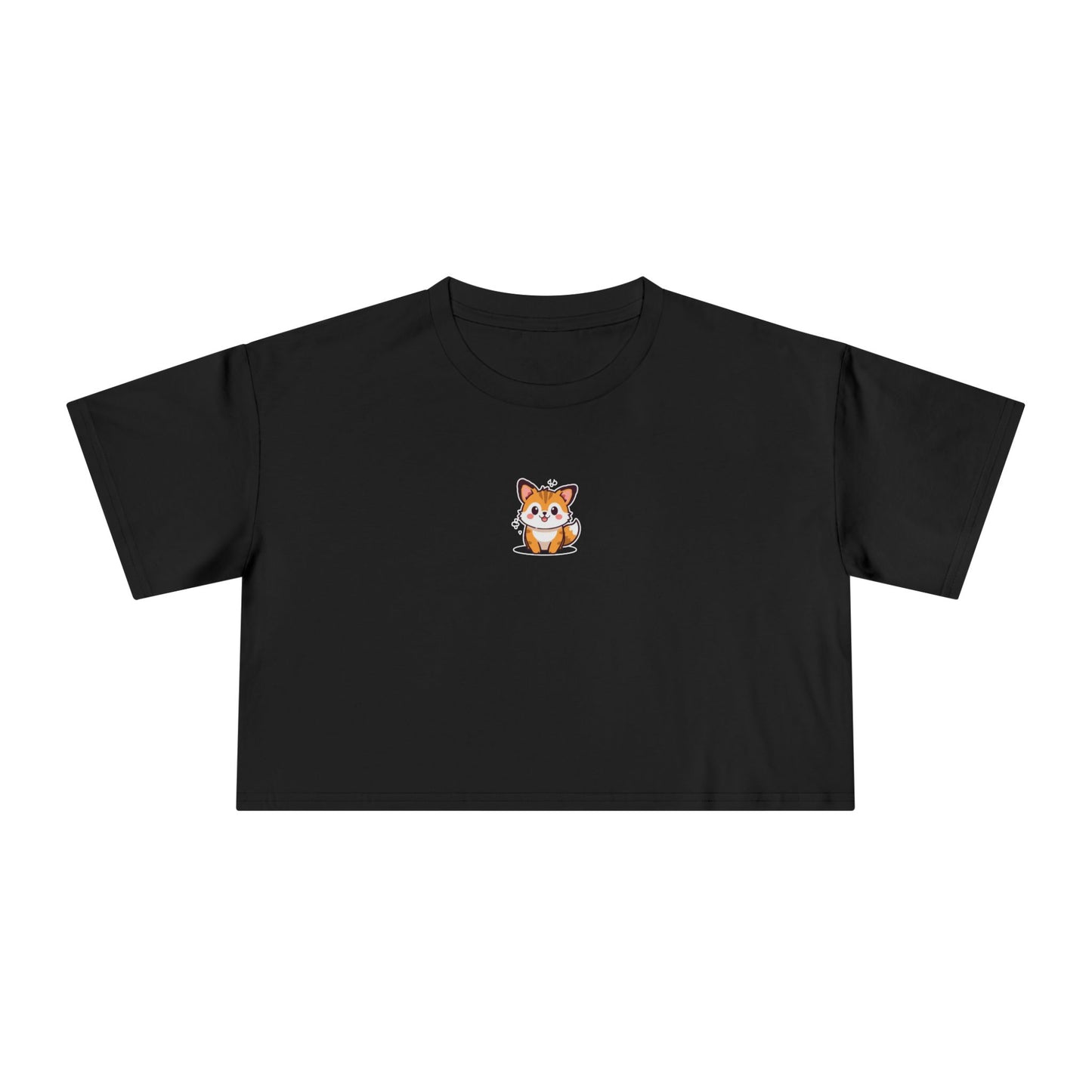 Mini Fox Crop Tee