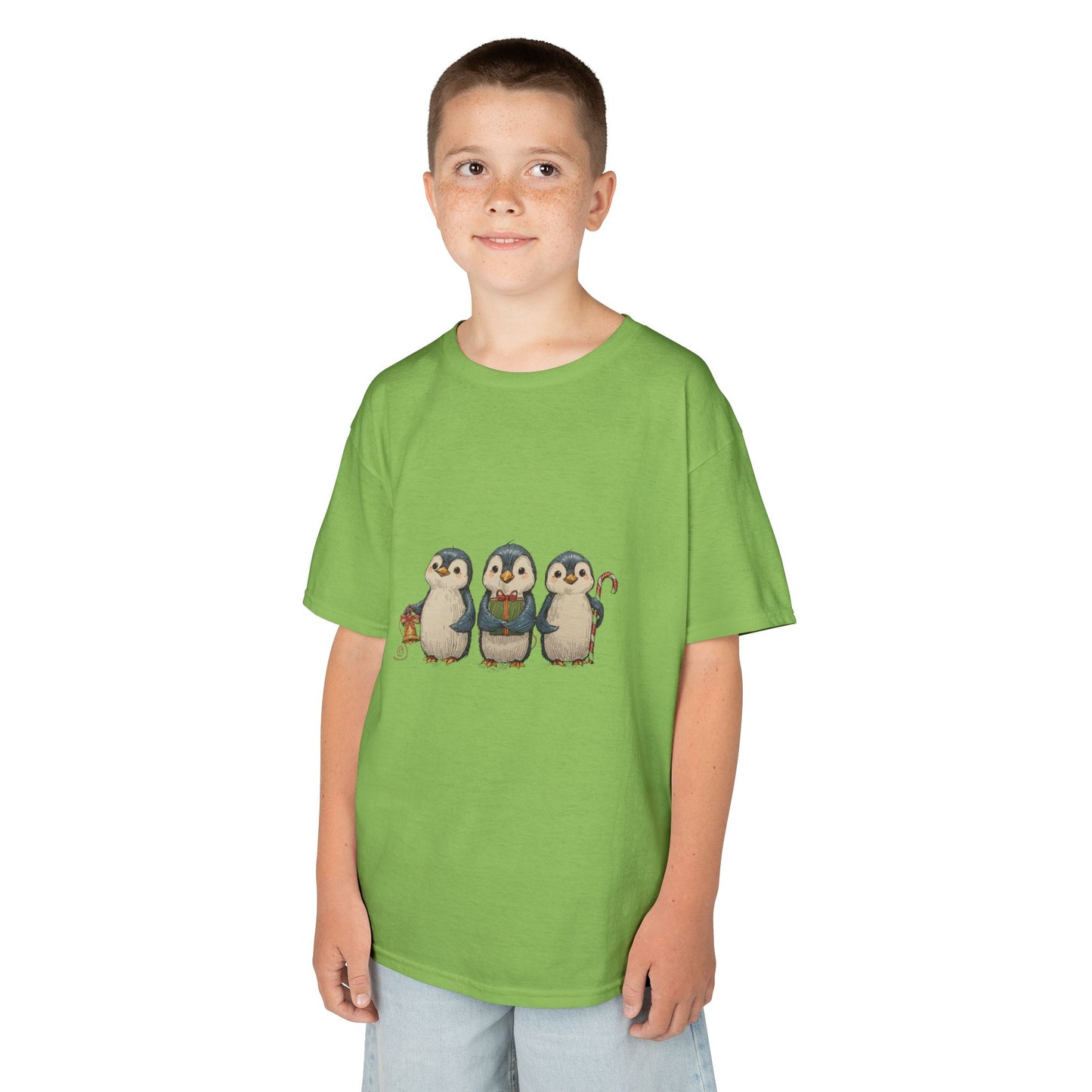 Whimsical Penguin Kids Tee
