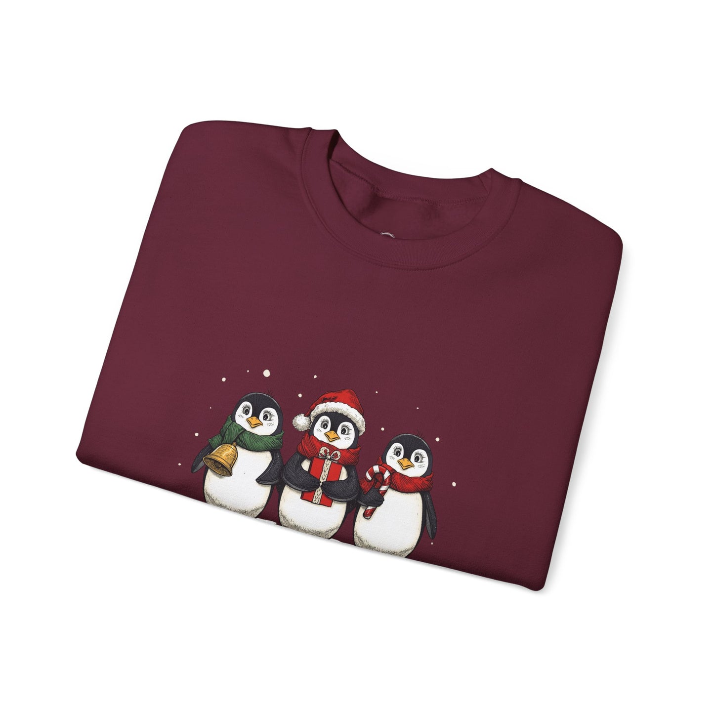 Cozy Holiday Penguin Sweatshirt