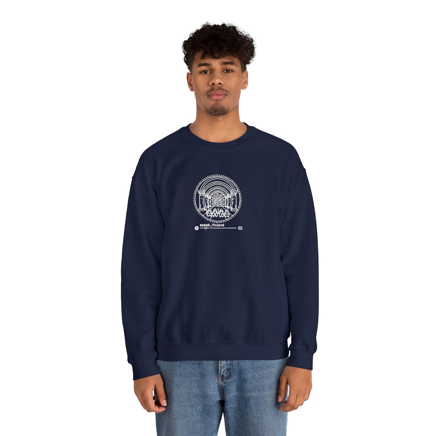 Speak Crewneck Sweatshirt - White Stitching