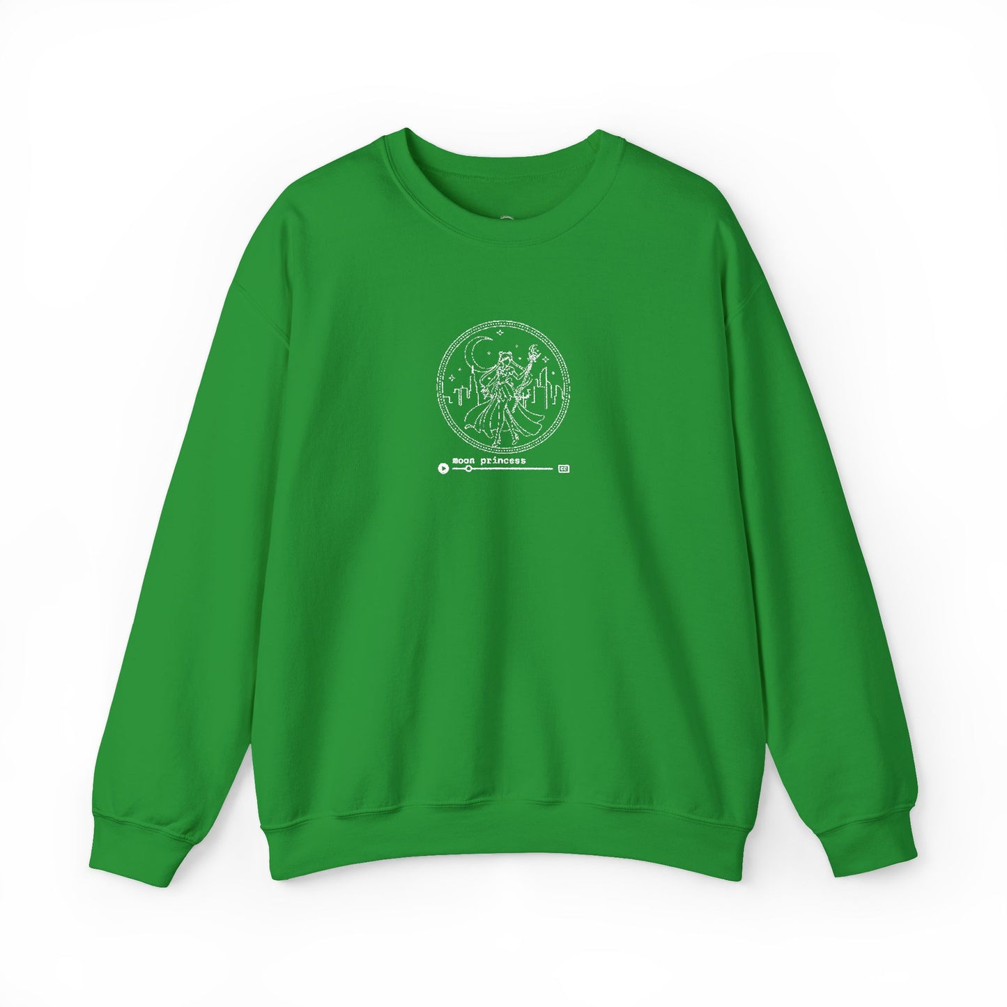 Moon Princess Crewneck Sweatshirt - White Stitching