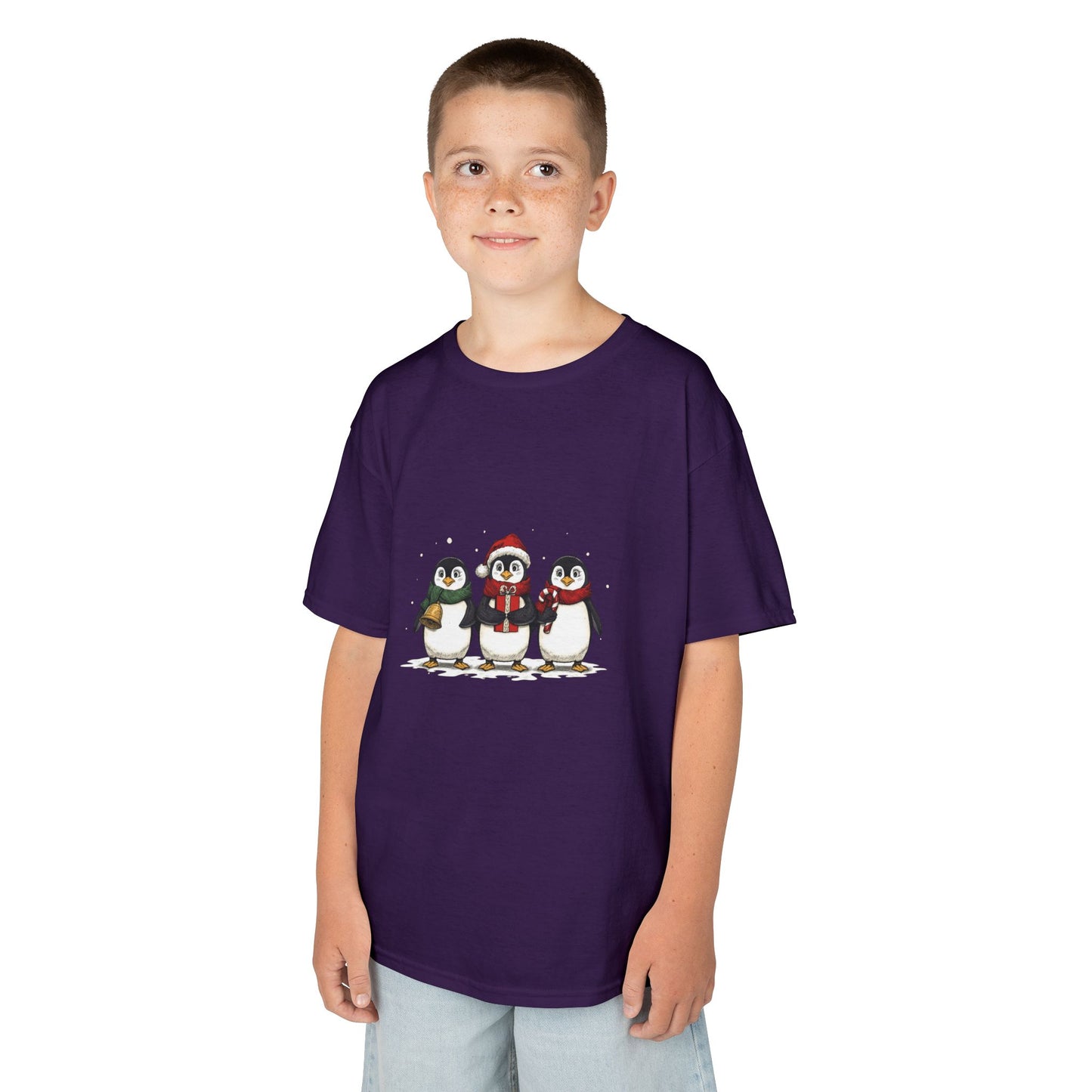 Christmas Penguin Kids Tee