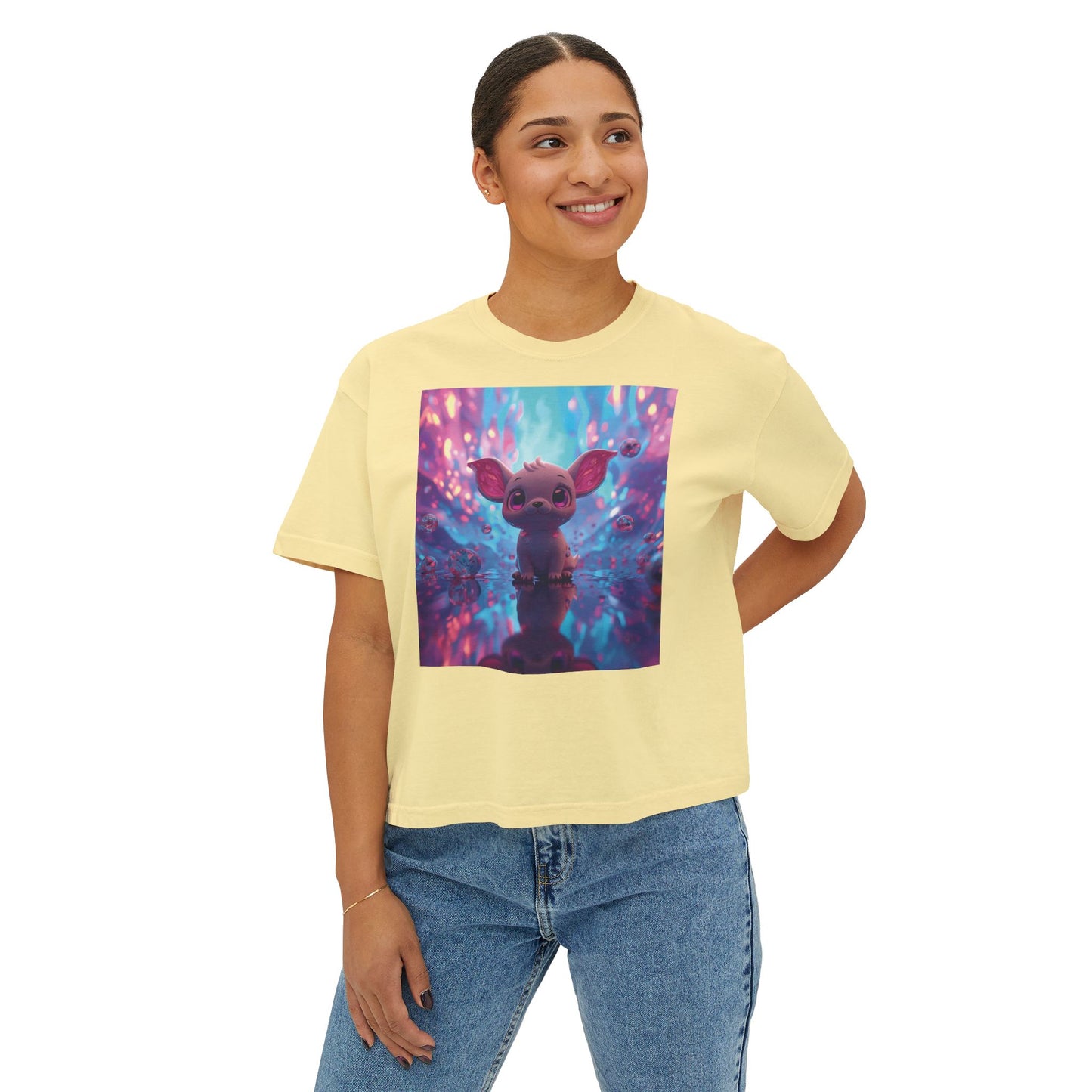 Neon Cutie — Boxy Tee
