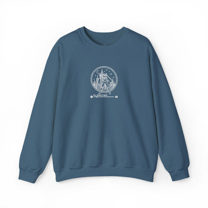 By Moonlight Crewneck Sweatshirt - White Stitching