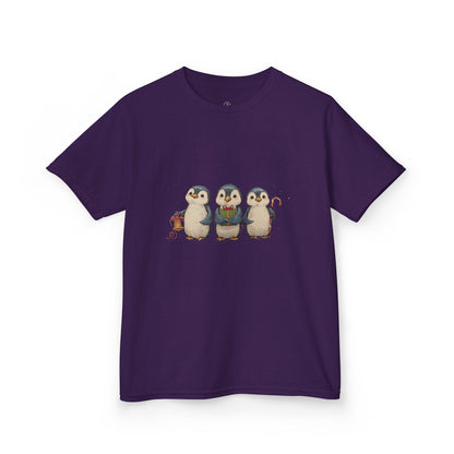 Whimsical Penguin Kids Tee