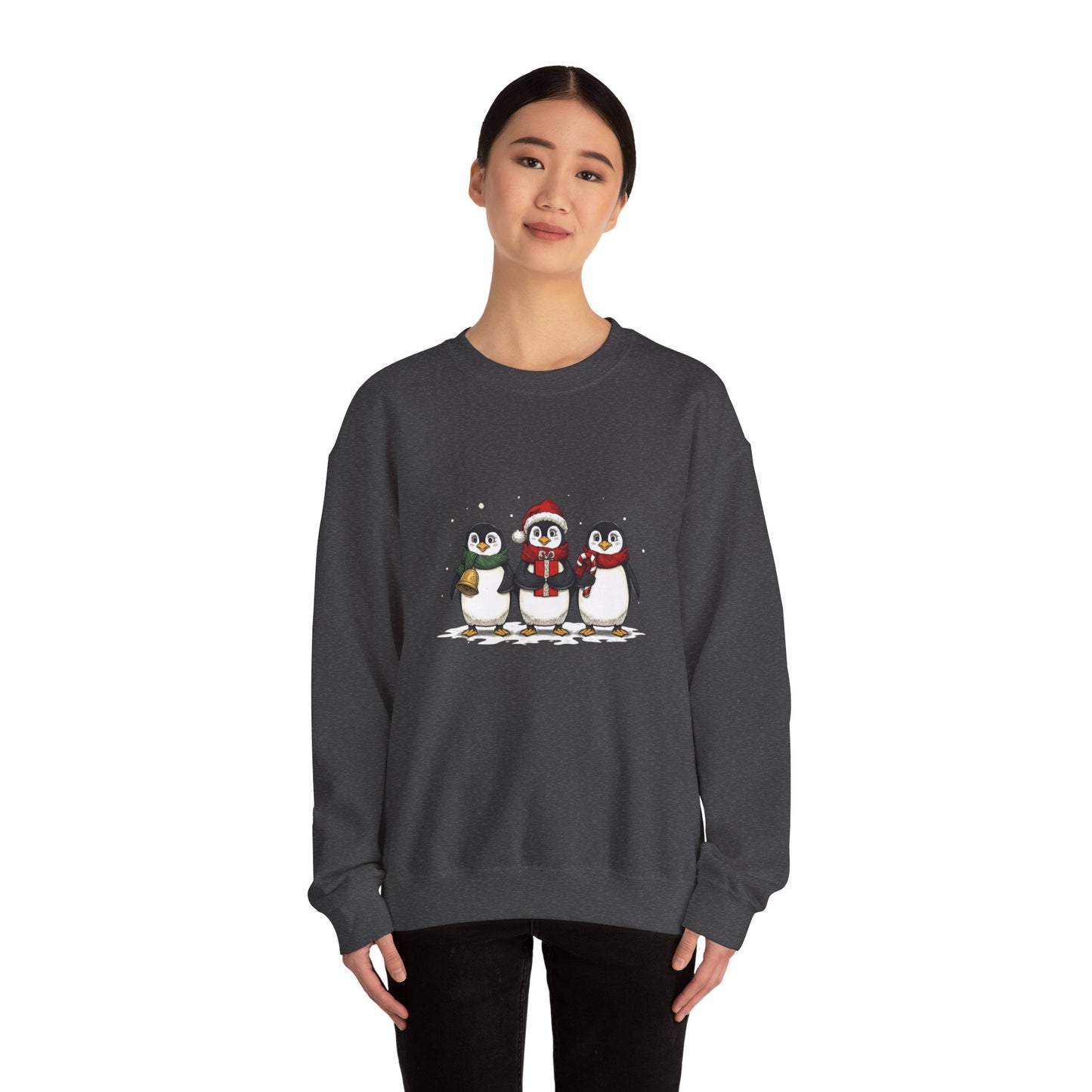 Cozy Holiday Penguin Sweatshirt