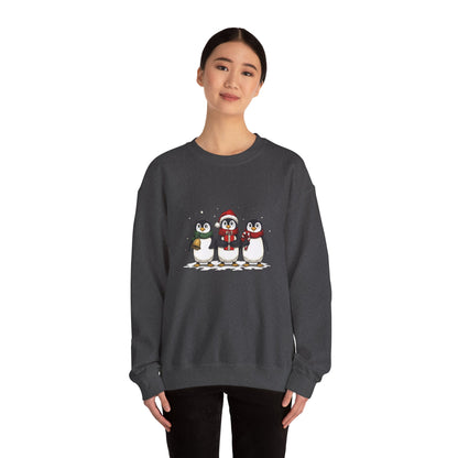 Cozy Holiday Penguin Sweatshirt