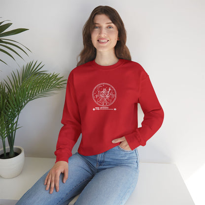 Moon Princess Crewneck Sweatshirt - White Stitching