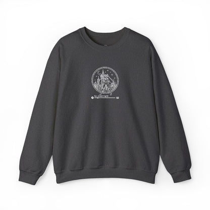 By Moonlight Crewneck Sweatshirt - White Stitching