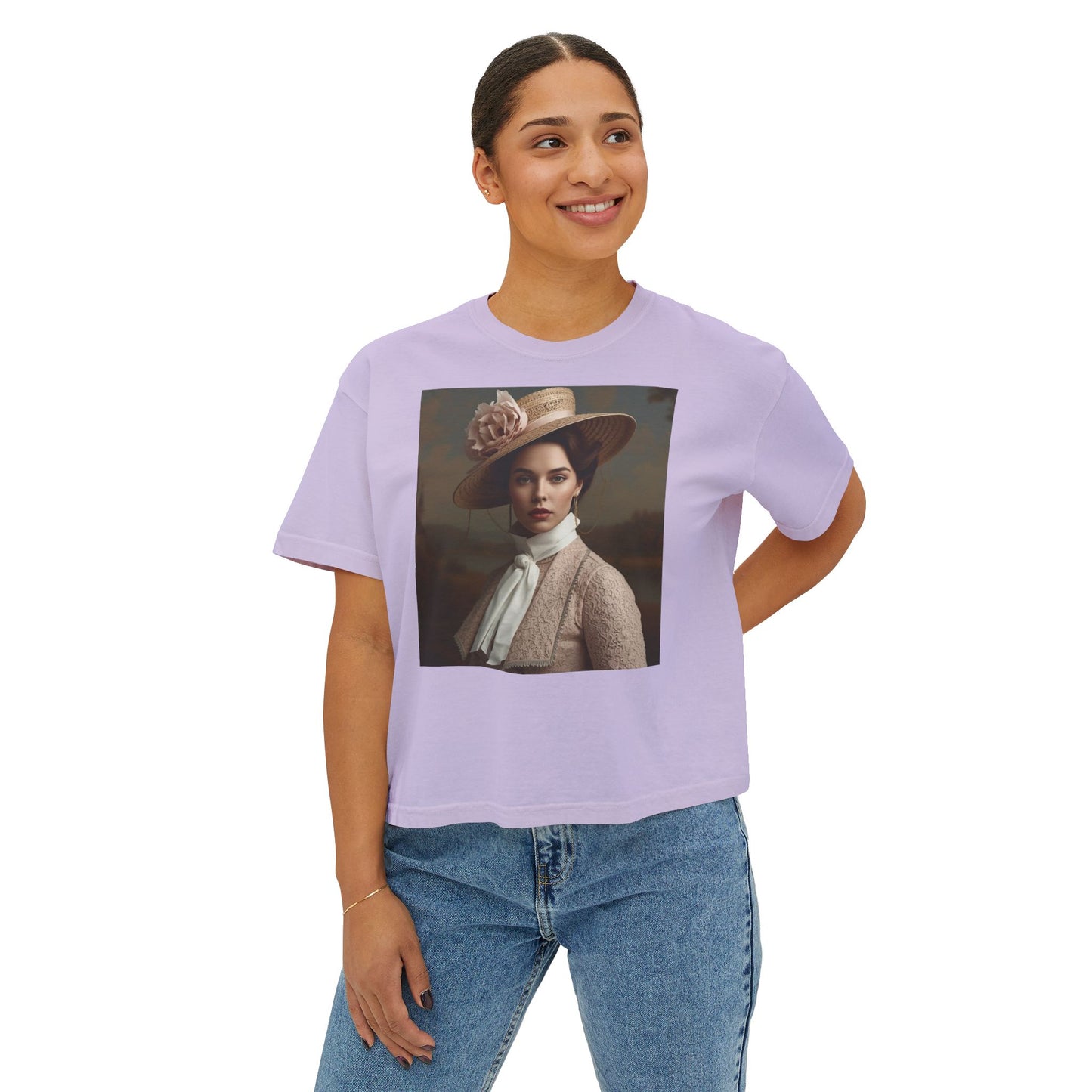 She's Trouble — Boxy Tee