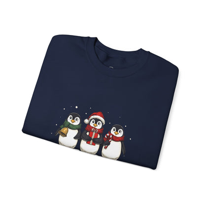 Cozy Holiday Penguin Sweatshirt