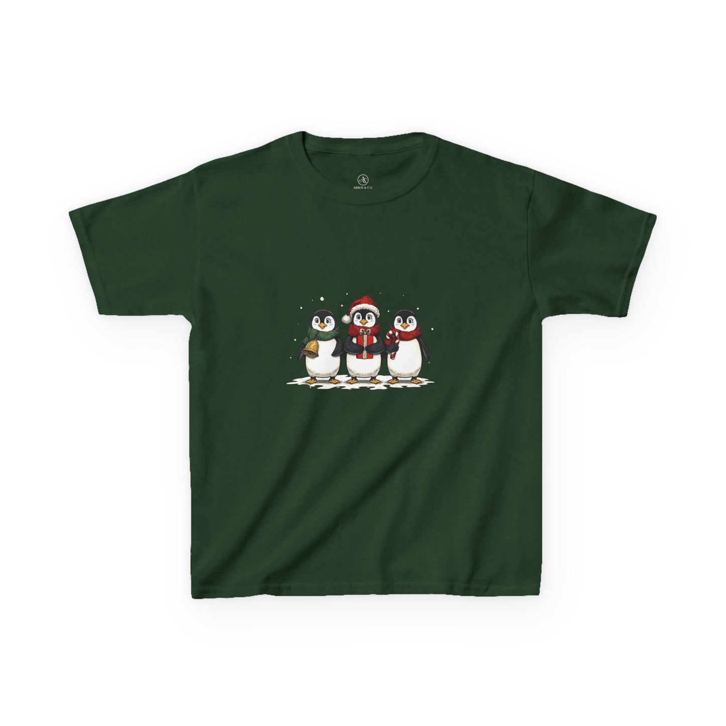 Christmas Penguin Kids Tee